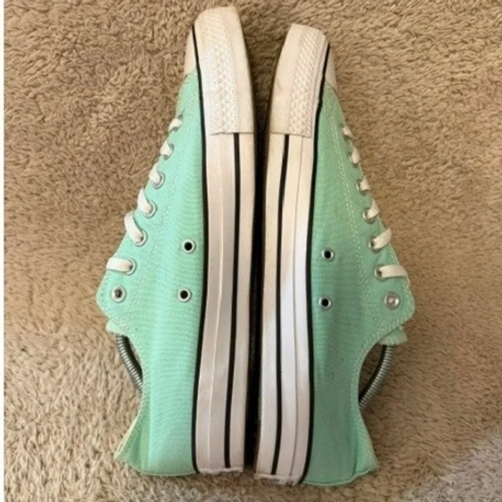 Converse Chuck Taylor All Star Low Top Mint Green Mens 11 Shoes Sneakers 136565F - Picture 6 of 10